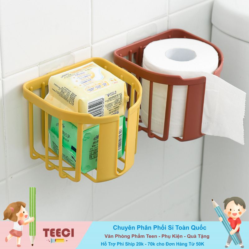 &lt;Video Review&gt; Giỏ Nhựa Tròn Dán Tường Đựng Giấy VS Khay Đựng Giấy Vệ Sinh Màu Trơn Hộp Đựng Đồ Nhà Tắm U048