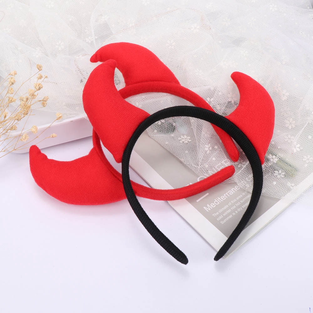 Cài tóc tạo hình sừng quỷ hóa trang halloween độc đáo xinh xắn