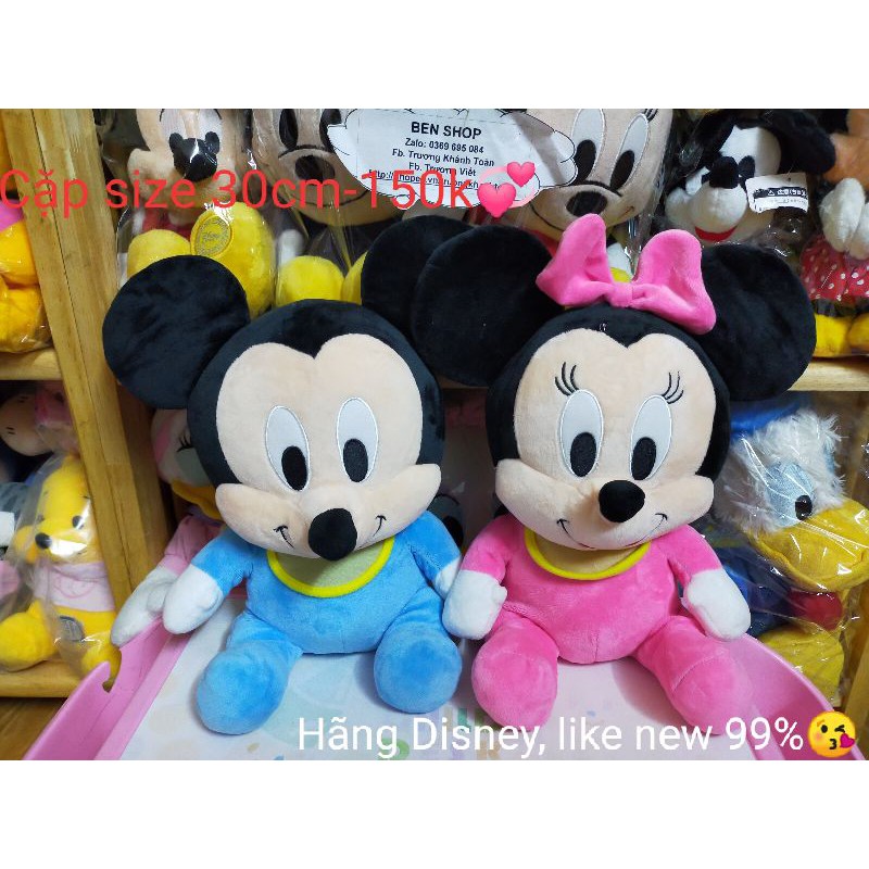 Cặp Mickey-minnie baby size 30cm💞💞💞