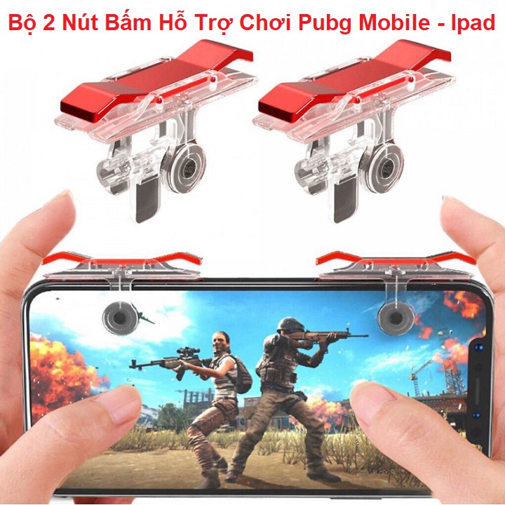 Combo Tay Cầm Chơi Game Liên Quân PUBG ROS Và Bộ 2 Nút Bấm Hỗ Trợ Chơi PUBG K01