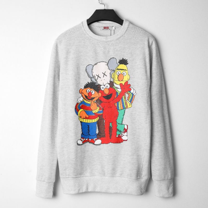 [Mã SR101512 giảm 25% đơn 50K] Áo Sweater Vải Nỉ Thu Đông Cotton 100% , Form Hình In Unisex - 3bros Quần Áo Xuất Khẩu | BigBuy360 - bigbuy360.vn