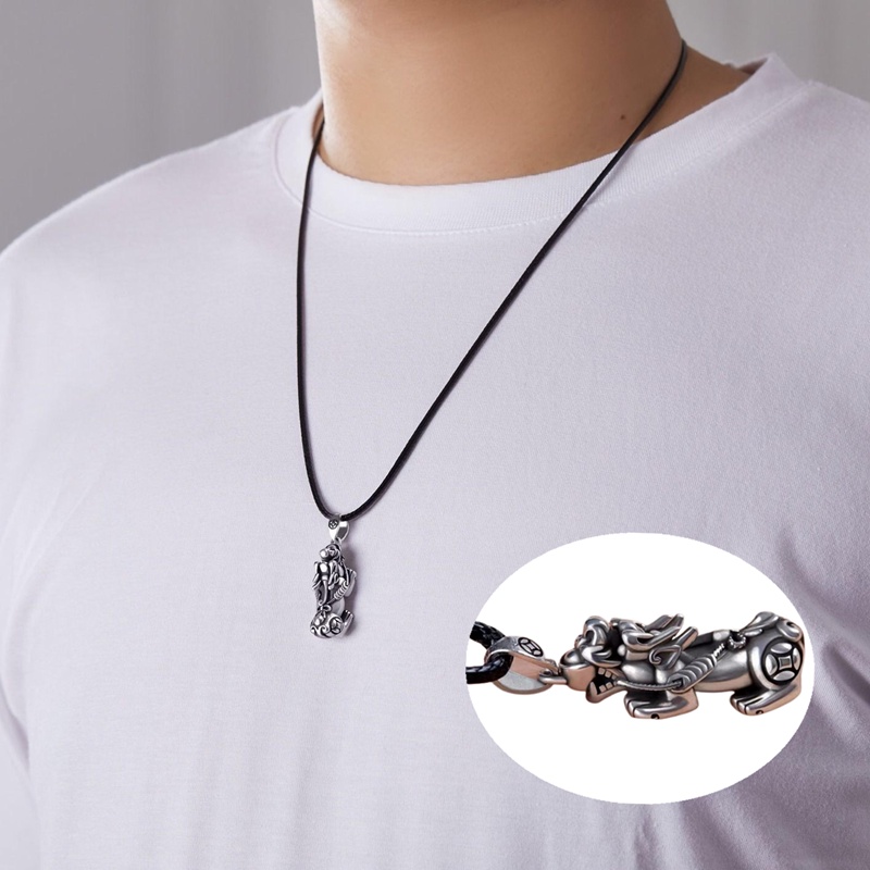 1 Vòng cổ Phong Thủy Tỳ Hưu Cầu Tài Lộc Cho Nam