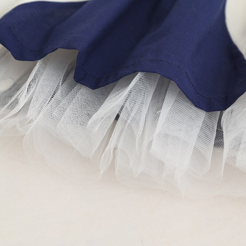 BEAR LEADER Đầm Công Chúa Không Tay Đính Nơ Phối Lưới Thời Trang Mới 2023 Cho Bé Gái 2-8 Tuổi