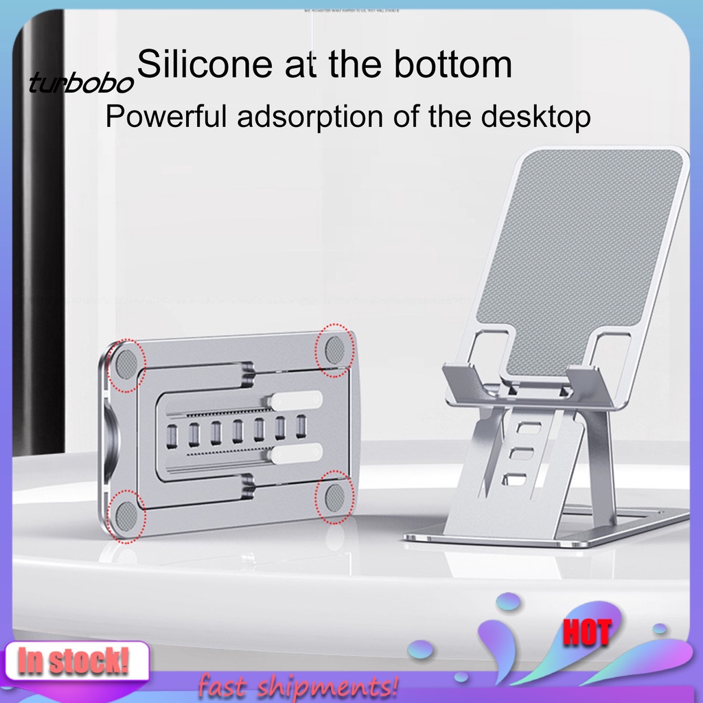 Giá Đỡ Điện Thoại / Máy Tính Bảng Để Bàn Bằng Hợp Kim Nhôm Mỏng Có Thể Gập Gọn T609