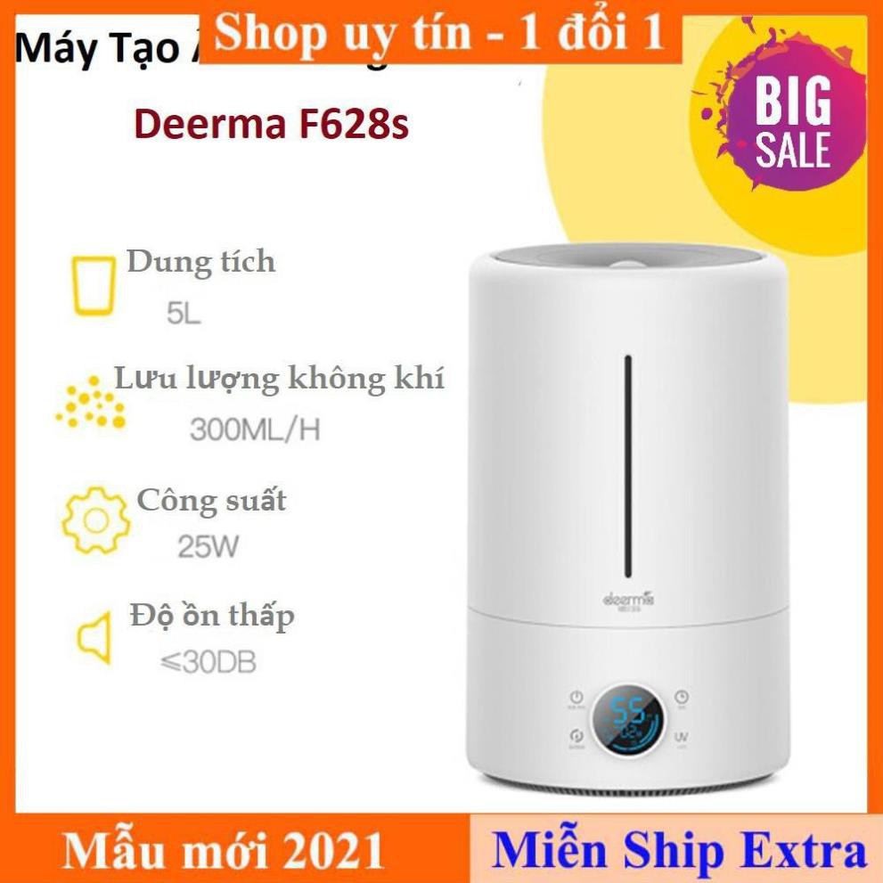 [ Xả kho tết] Máy tạo ẩm phun sương thông minh Deerma F628S điều chỉnh độ ẩm - Hàng chính hãng cao cấp 1 đổi 1 12 tháng