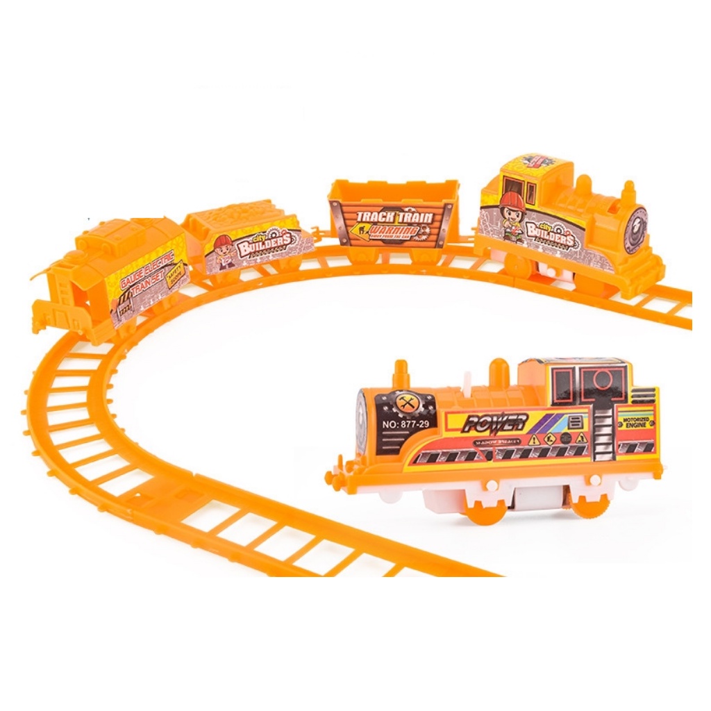 Đồ chơi mô hình tàu lửa trẻ em cho bé trai bé gái 3 4 tuổi