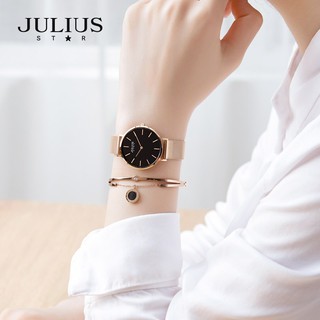 Julius Official | Đồng hồ nữ Julius Star JS-027 Kính Sapphire Size 32