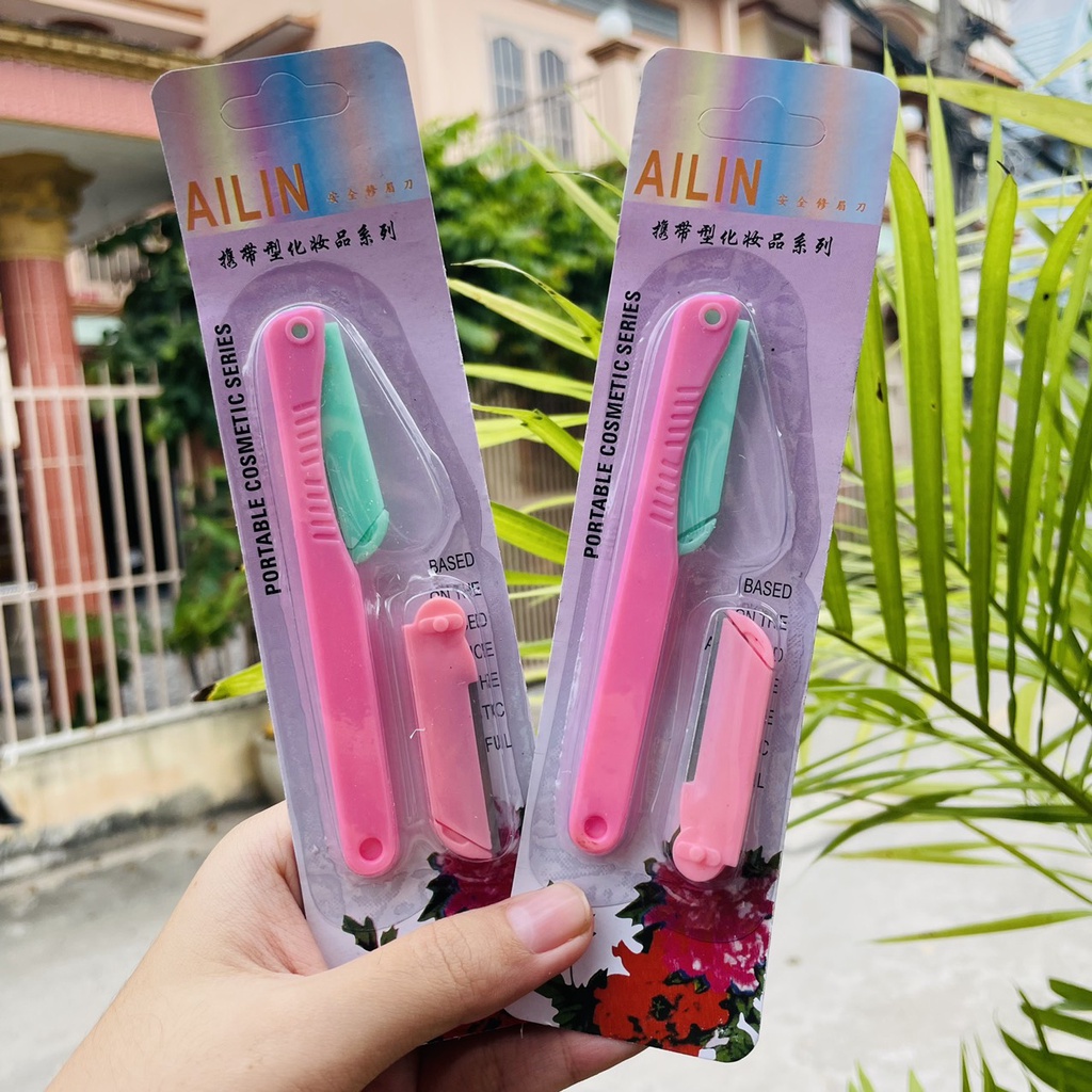 Dao Cạo Lông Mày Ailin Kèm Lưỡi Thay Thế Nội Địa Trung