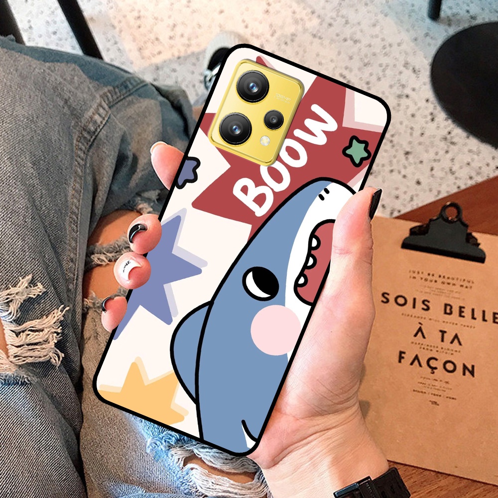 Ốp Realme 9 4G / 9i / 9 Pro in hình cá mập, khủng long dễ thương, cute (T01 - T06)