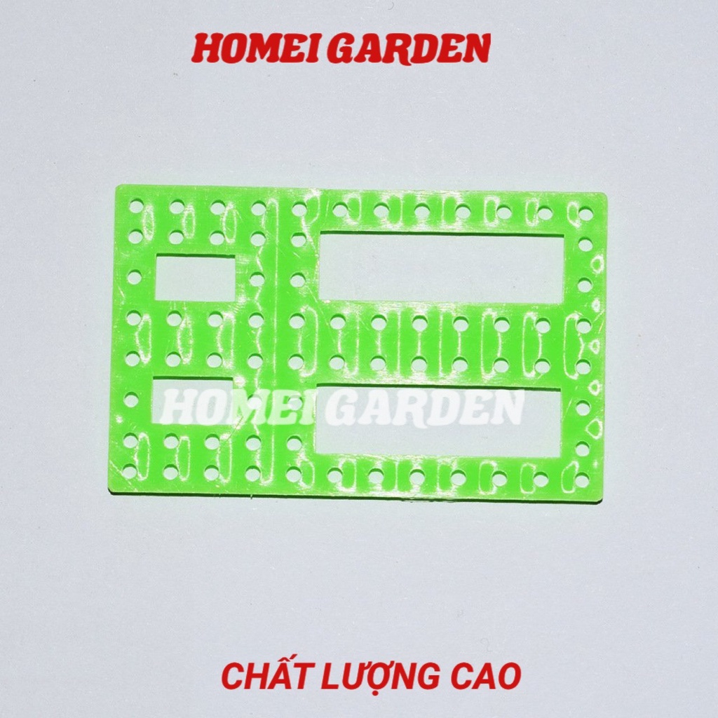 Tấm nhựa lỗ kích thước 60mm x 37,5mm DIY mô hình mới 100% - HM0054