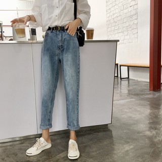 quần baggy ulzzang order quần bò jean ống suông dáng hàn quốc KÈM ẢNH THẬT