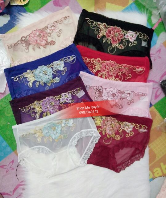 Quần Chip ren cạp vừa- Hàng xuất Nhật Kháng khuẩn