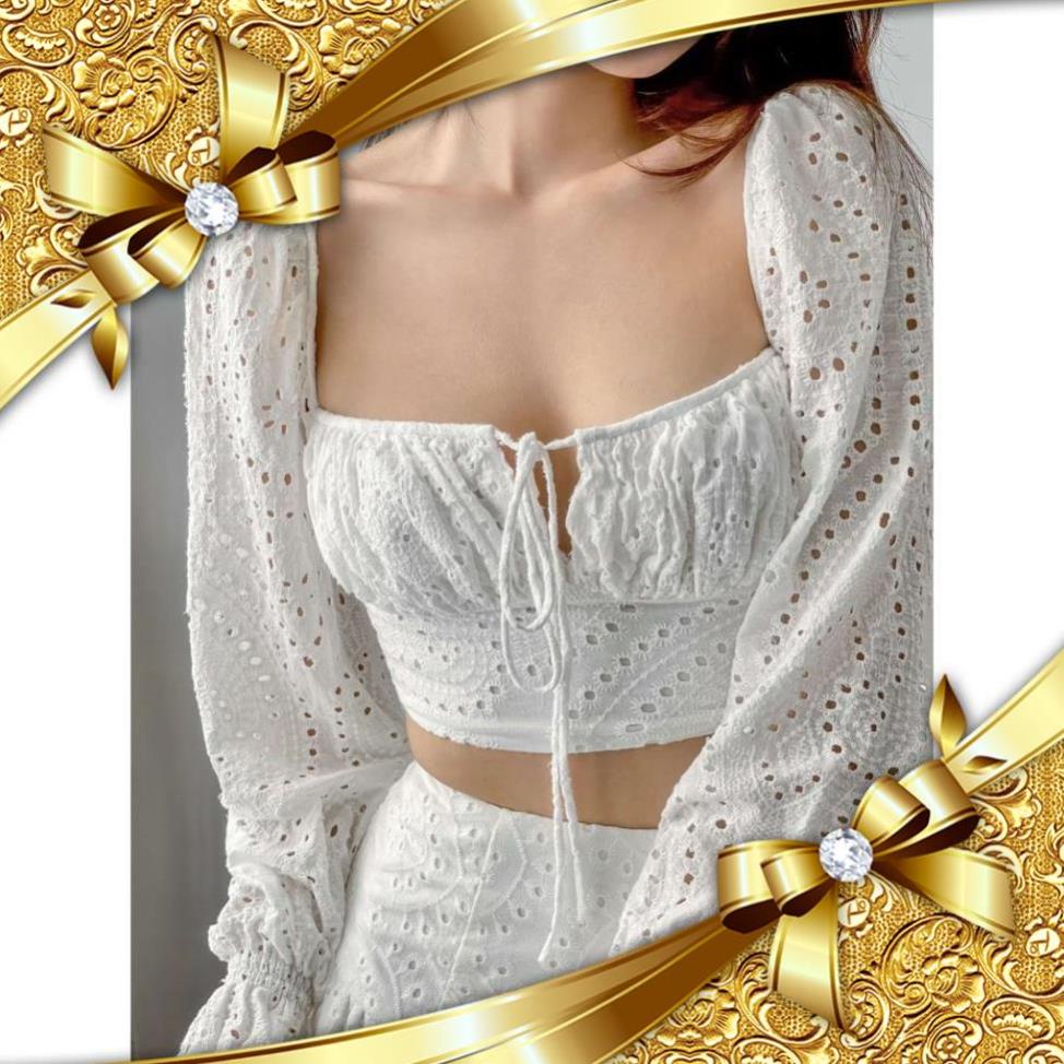 Đầm thiết kế cho cô nàng bánh bèo nhưng đầy sành điệu -Set đầm trắng gu nhẹ nhàng-Lola Vietnam | BigBuy360 - bigbuy360.vn
