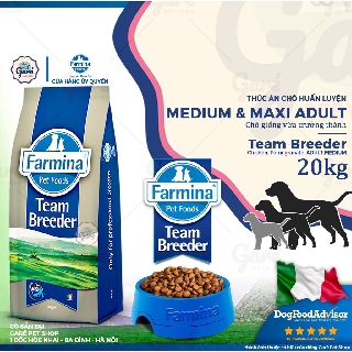 20kg - Hạt Team Breeder ADULT TOP CHICKEN GRAIN FREE Farmina dành cho Chó trưởng thành
