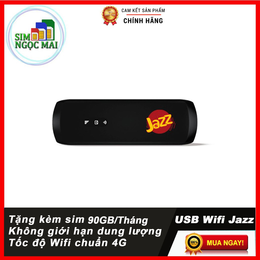 USB PHÁT WIFI 4G TỐC ĐỘ CAO JAZZ W02-LW43 LÊN ĐẾN 150mbps