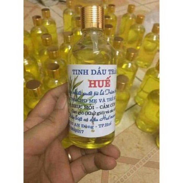 Tinh dầu tràm Huế Lọ tròn 1 chai 100 ml chuẩn