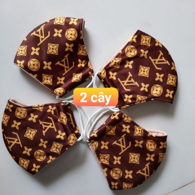 Khẩu trang người lớn 3 lớp họa tiết sang chảnh mã TH2