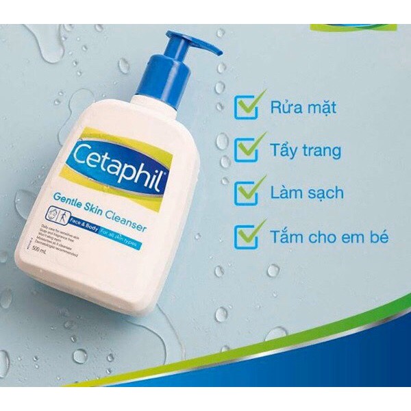 Sữa rửa mặt Cetaphil Gentle Skin Cleaner 591ml Canada