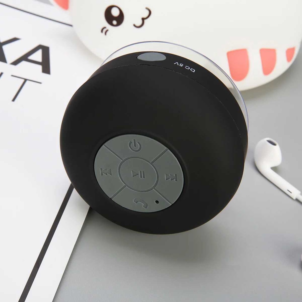 Loa Bluetooth Không Dây Mini Cute Sticker Dán Dễ Thương Chống Nước, Gắn Tường Nhà Tắm, Giá Đỡ Điện Thoại - Otis Shop