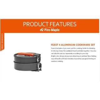 Bộ nồi Fire Maple FEAST 4