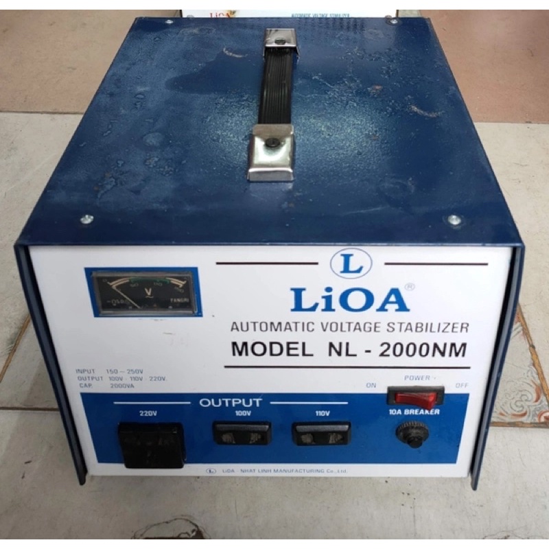 Máy ổn áp Lioa 2KVA  nguồn ra 100V, 110V, 220V