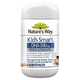 Kẹo gummies Nature's Way kids smart dha 300mg hàng Úc