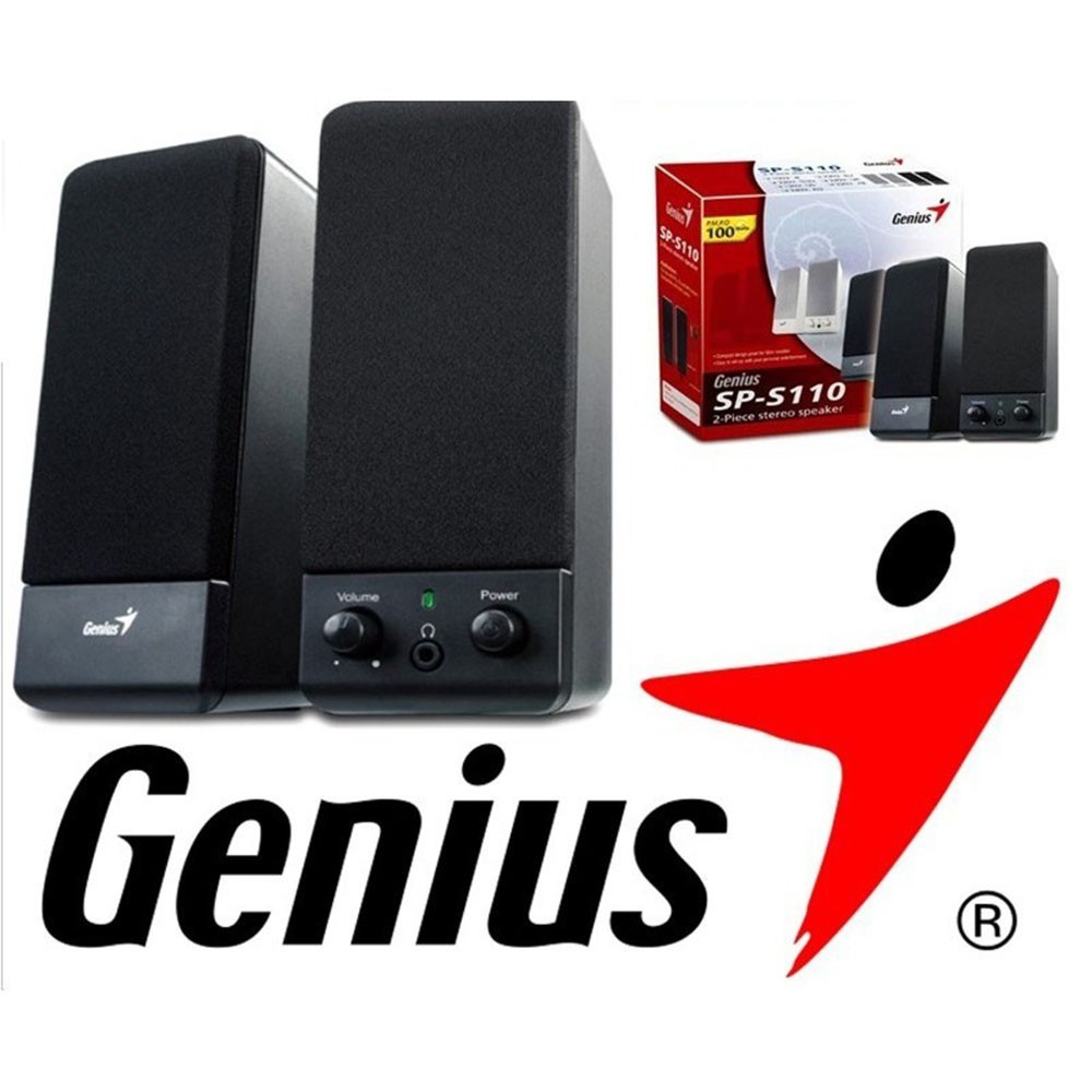 [ChínhHãng]Loa vi tính, laptop Genius 2.0 nhập khẩu chính hãng, chất lượng âm thanh hay, bass cực chuẩn tại TPHCM