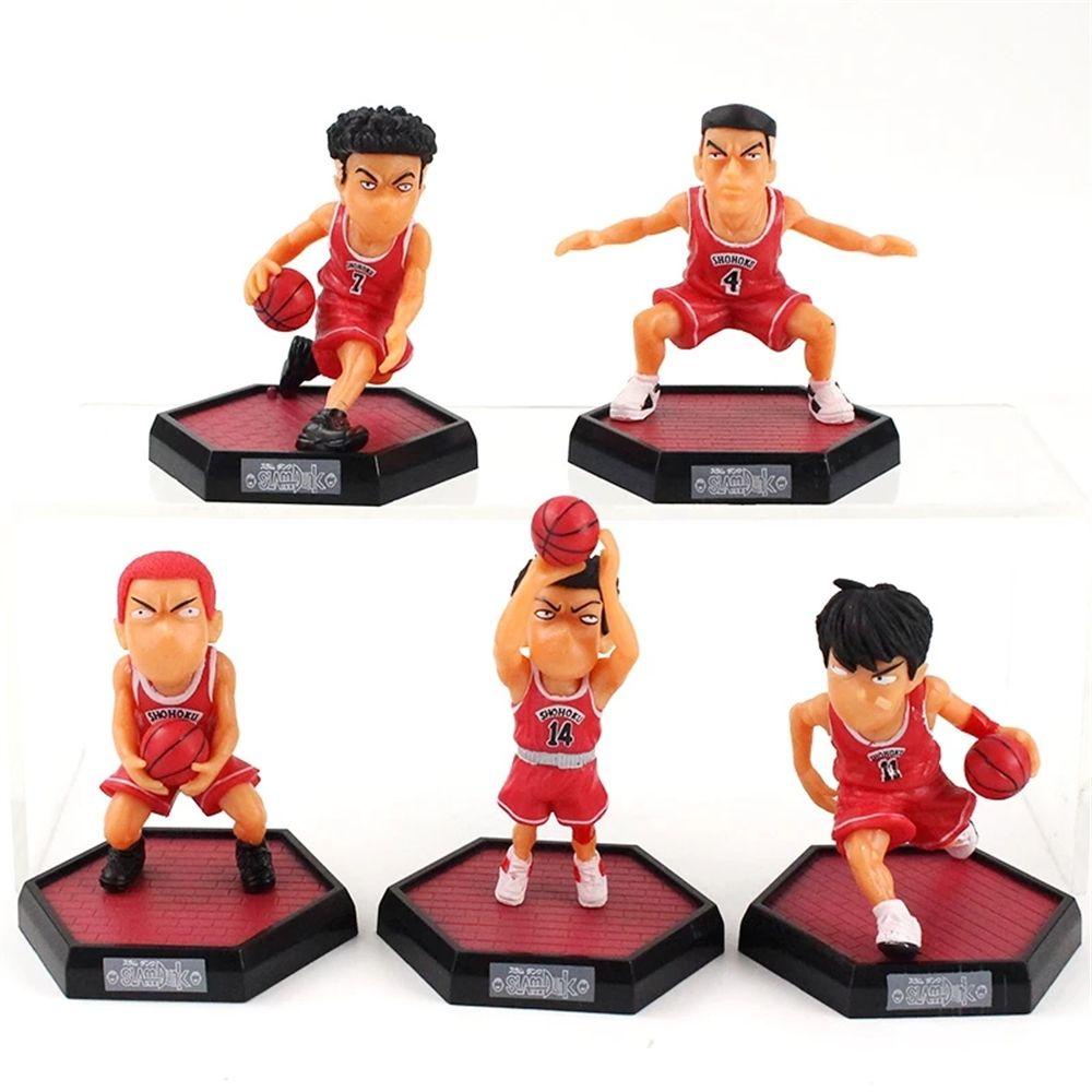Bộ Sưu Tập 5 Mô Hình Nhân Vật Anime Miyagi Ryota Akagi Takenori Sakuragi Hanamichi REBUY1
