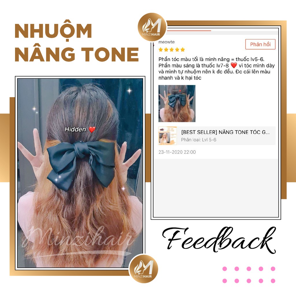 [BEST SELLER] NÂNG TONE TÓC GIÚP NHUỘM TÓC CHUẨN MỌI MÀU