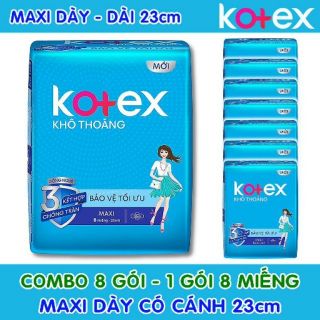 BVS Kotex dày cánh gói 8 miếng
