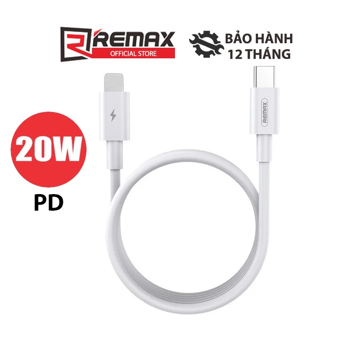 Cáp sạc nhanh Remax RC-135L / 175i / 183i Chaining Series Cổng Type C ra iP  chuẩn PD