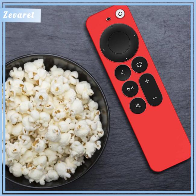 Vỏ Silicon Bọc Điều Khiển Tv Siri 4k Chống Trượt Chống Bụi Cho Apple 2021