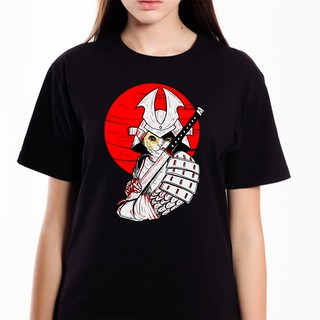 [ COOL ] Áo phông unisex mèo Samurai - Áo thun in hình kiếm sĩ Samurai