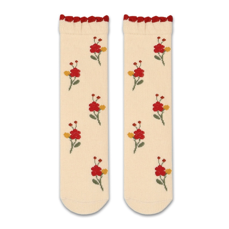 Vớ Cotton Mềm Mại In Họa Tiết Cao Tới Gối Cho Bé Trai / Gái