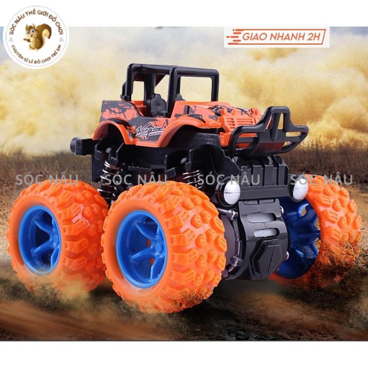 Xe quái xế baby bus, xe ô tô địa hình buggy, monster truck, cho bé học phân biệt màu sắc