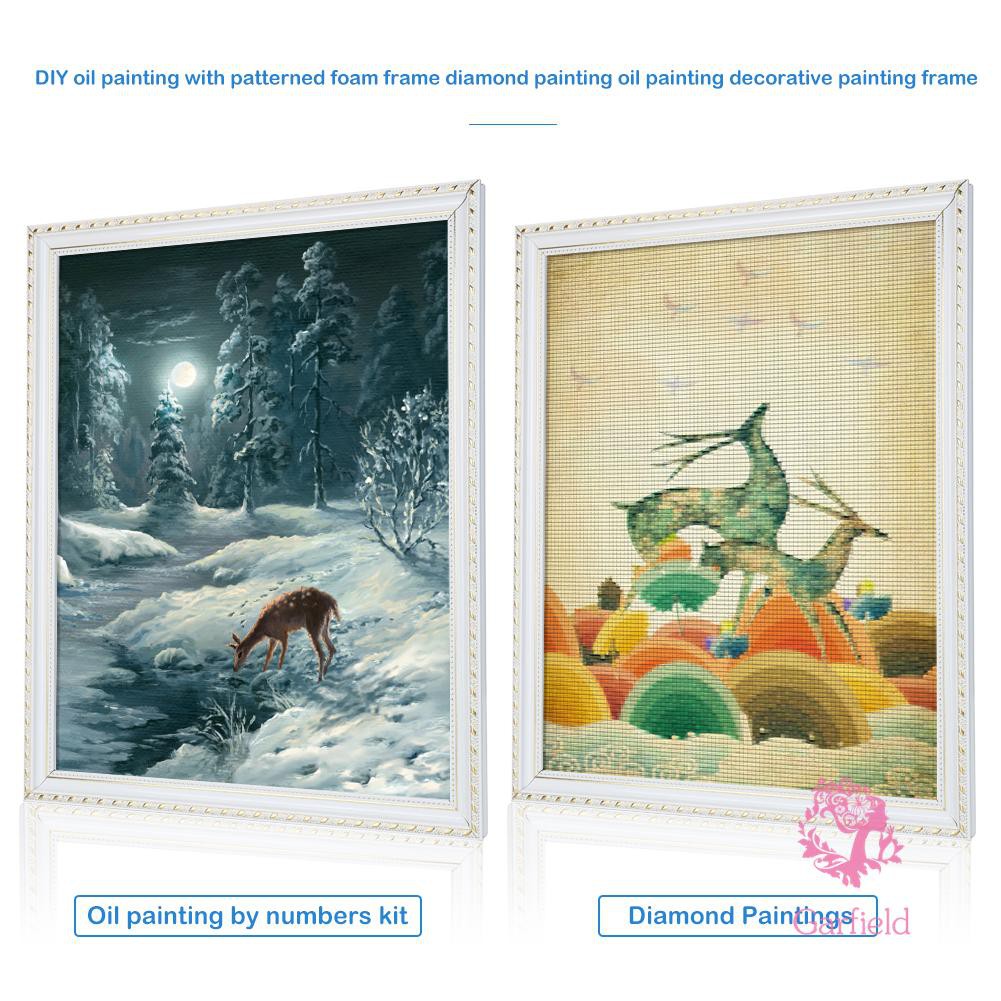 PC Embroidery Frame DIY Assembly Diamond Painting Cross Stitch Photo Picture Circle Case 40 X 50cm