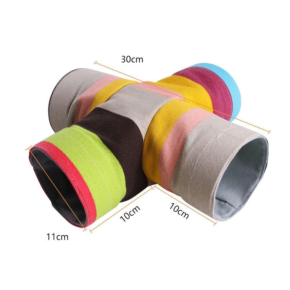 Đường Hầm Mini Màu Cầu Vồng Thanh Lịch Cho Thú Cưng