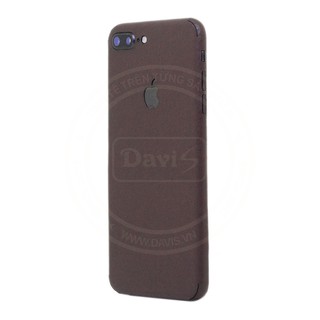 Miếng dán da dán full viền cho iphone 8 Plus làm từ da thật cao cấp - Davis