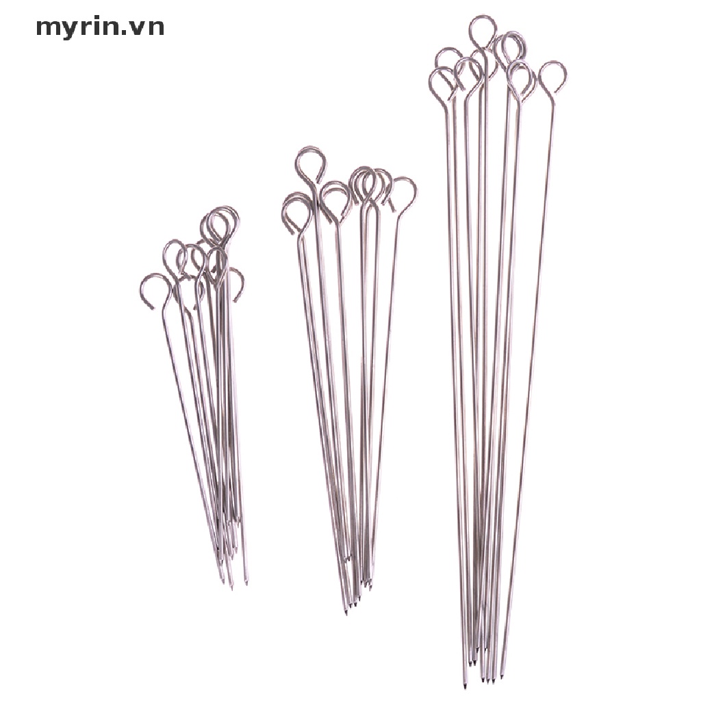 10 Xiên Thịt Nướng Hình Con Ngỗng Bằng Thép Không Gỉ