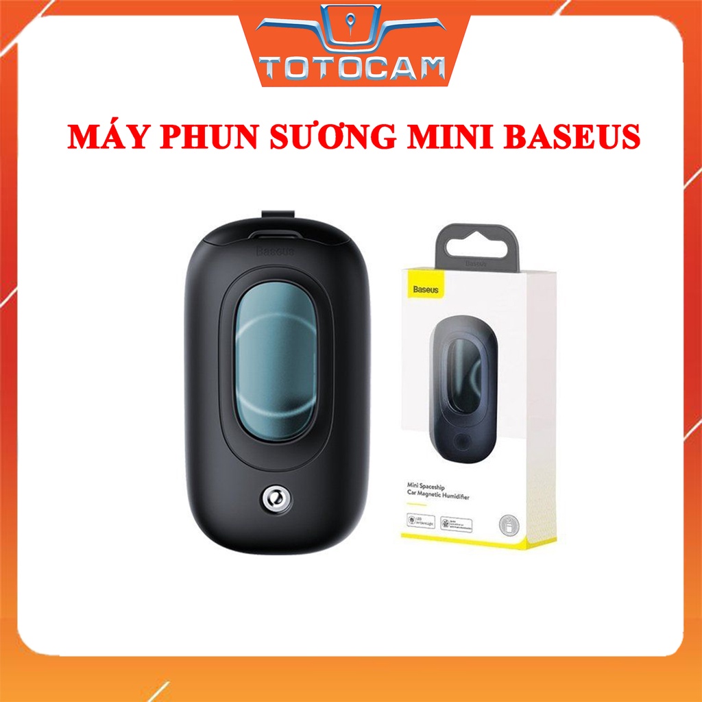 Máy Phun Sương Mini Tạo Độ Ẩm Trong Xe Ô Tô Nhỏ Gọn Cầm Tay, Có Đế Giữ Nam Châm | Totocam