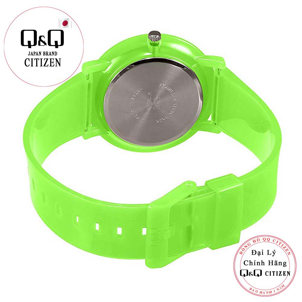 Đồng hồ thời trang nữ Q&Q Citizen VQ94J013Y dây nhựa thương hiệu Nhật Bản