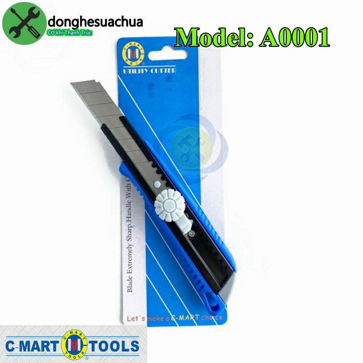 Dao rọc giấy C-Mart A0001 100x18x0.5mm