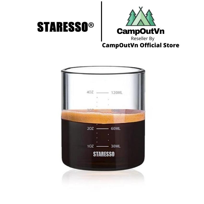 Cốc thủy tinh Staresso 120ml - Phụ kiện chính hãng chuyên dụng cho máy pha cafe Staresso