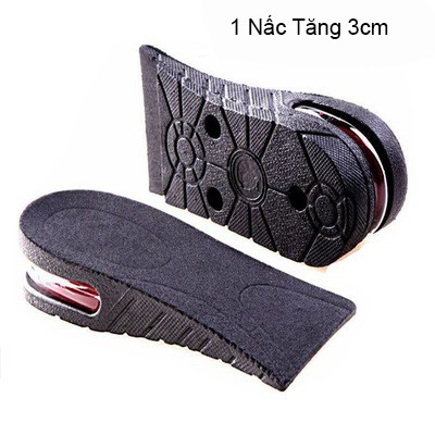 Lót giày tăng chiều cao có đệm khí nửa bàn loại L4(3-6cm)