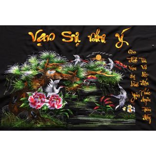 Tranh thêu Vạn sự như ý