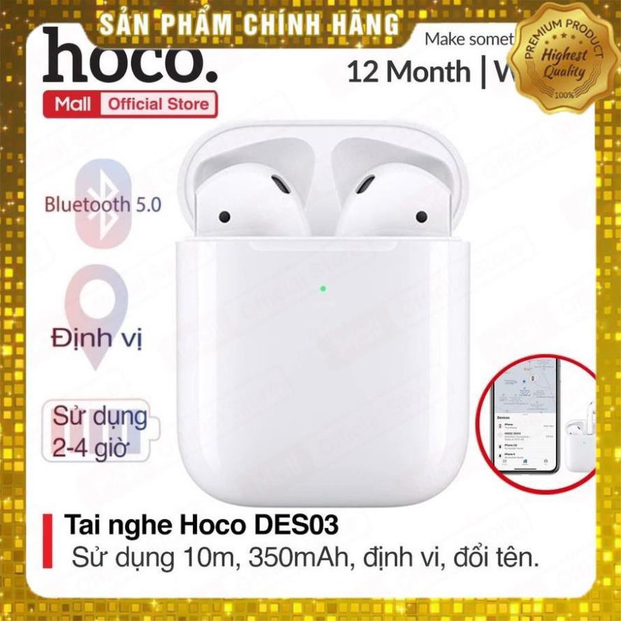 Tai nghe Hoco DES03 không dây Bluetooth cao cấp (Chính hãng, BH 6 tháng)