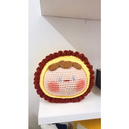 Móc khóa em bé colplay bằng len