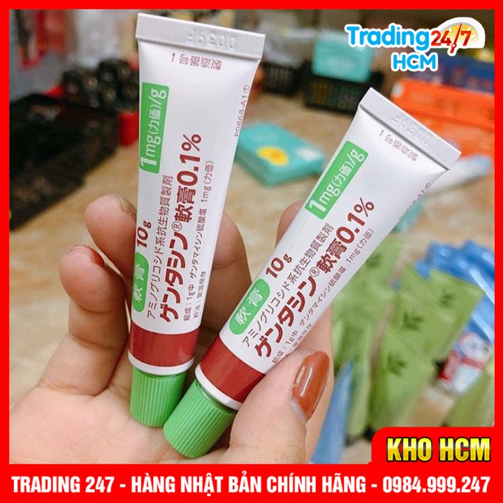 [ Hỏa tốc HCM ] Kem giảm mụn, giảm sẹo Gentacin tuýp 10g nội địa Nhật Bản