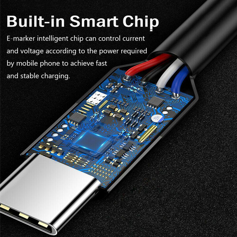 MYRONGVN Cáp Sạc Nhanh Truyền Dữ Liệu Tốc Độ Cao Cho Huawei Xiaomi Samsung