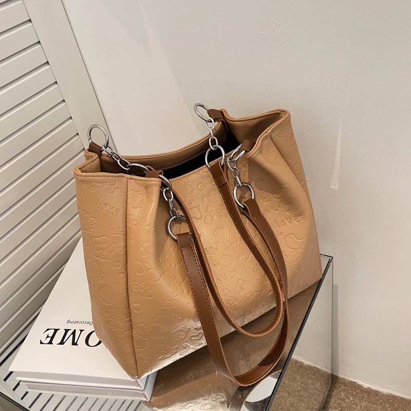 Túi đeo vai IELGY sức chứa lớn với chuỗi kết hợp phong cách thời trang cho nữ